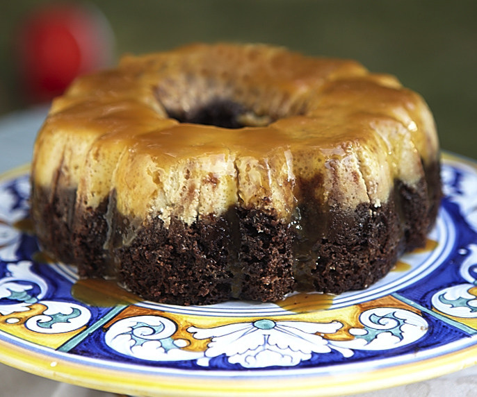 Brooklyn Seoul Chocoflan cake, the impossible cake!