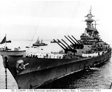 USS Missouri (BB-63) in Tokyo Bay