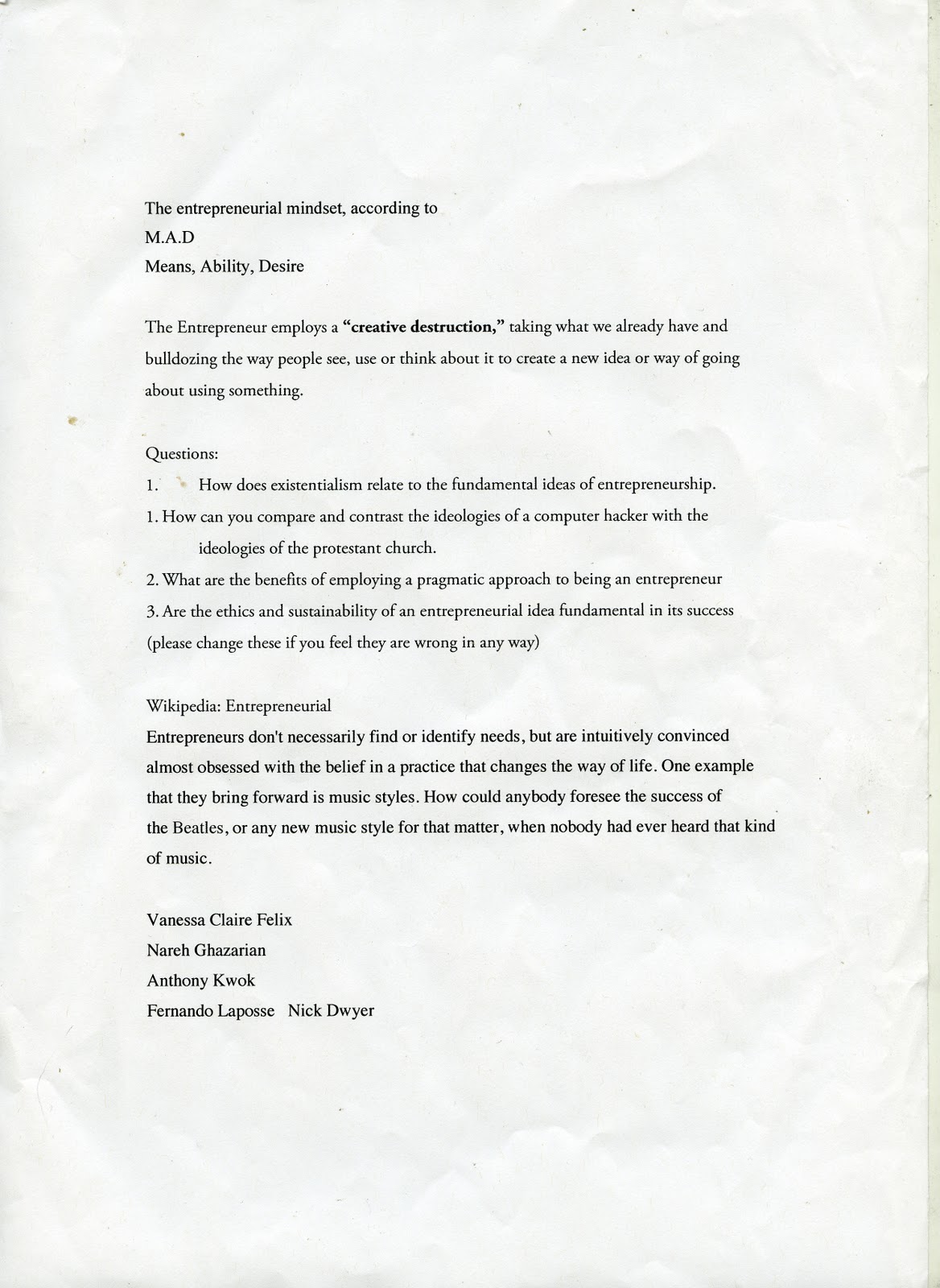 Higher english creative essay examples image