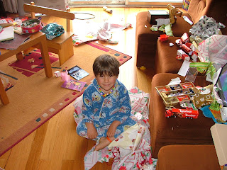 Phoenix with Presents and Paper