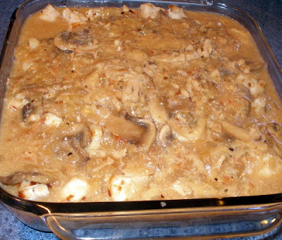 Chicken marsala in pot
