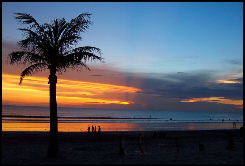 pamorbali Kuta Beach sunset  