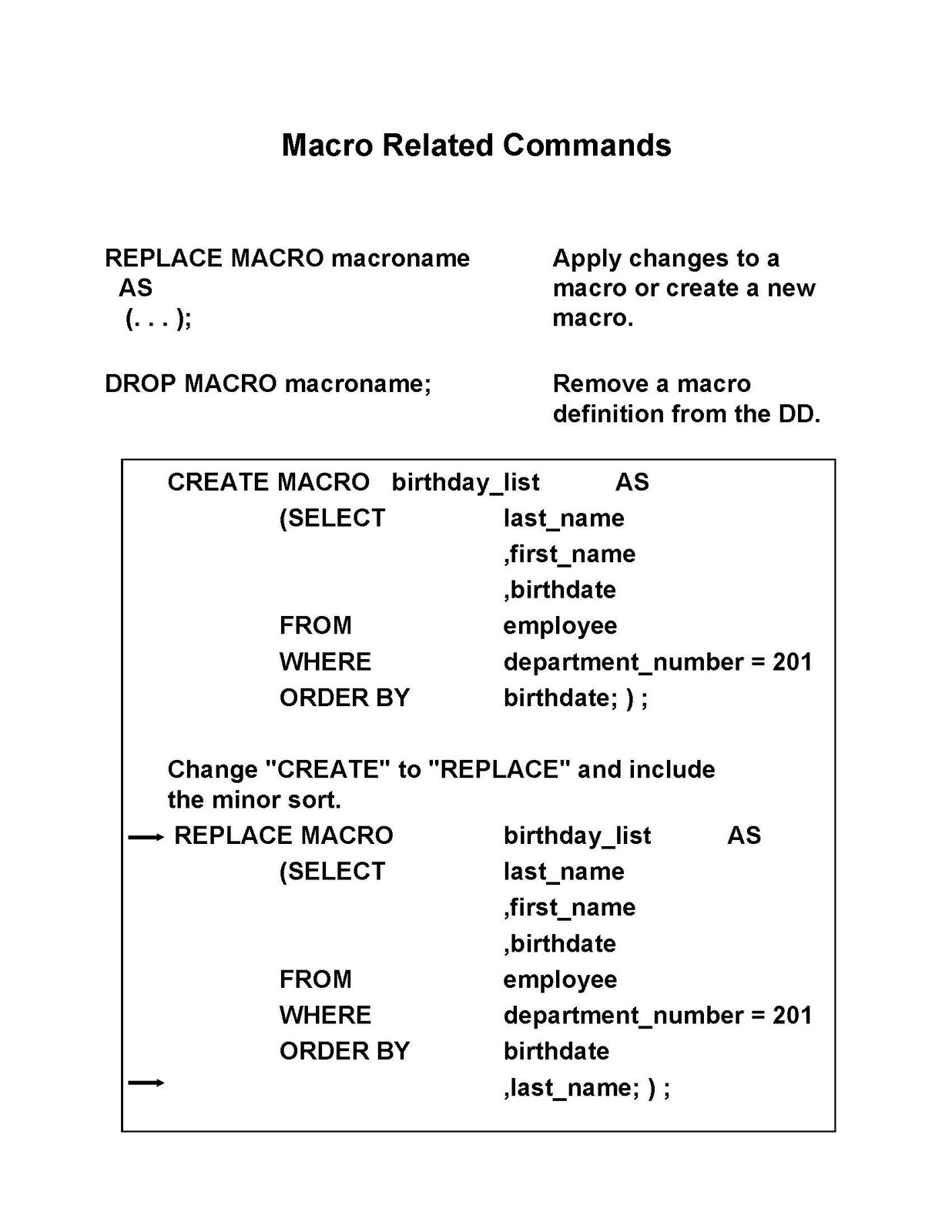 TERADATA TUTORIALS Teradata Objects