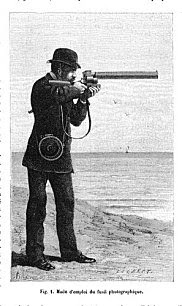Gravure du fusil photographique de Etienne Jules MAREY