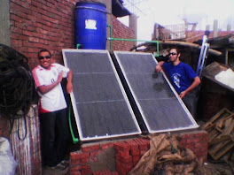 Hybrid rooftop animal shelter and solar hot water system