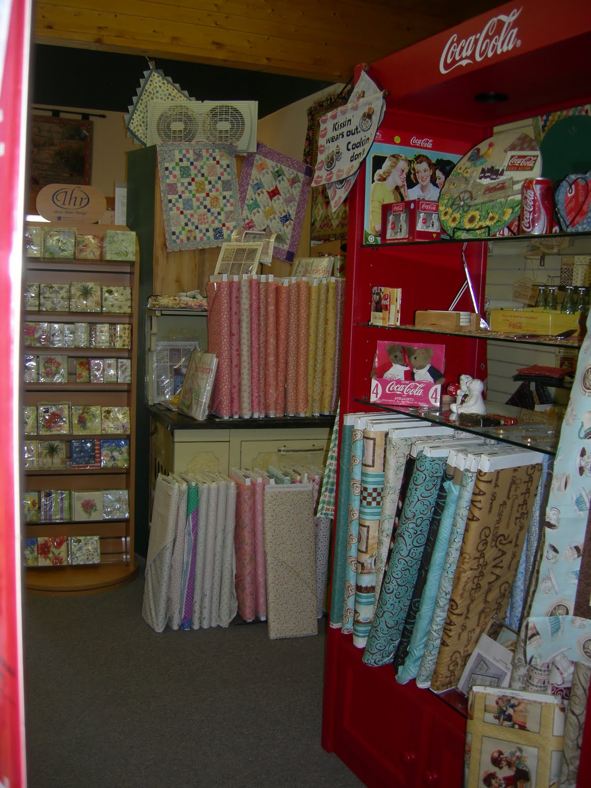 A Legacy of Stitches A visit to Debbie's Quilt shop!