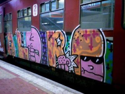 Graffiti Namur Station