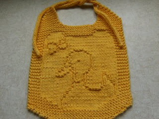Baby Bib Free Knitting Pattern - KarensVariety.com
