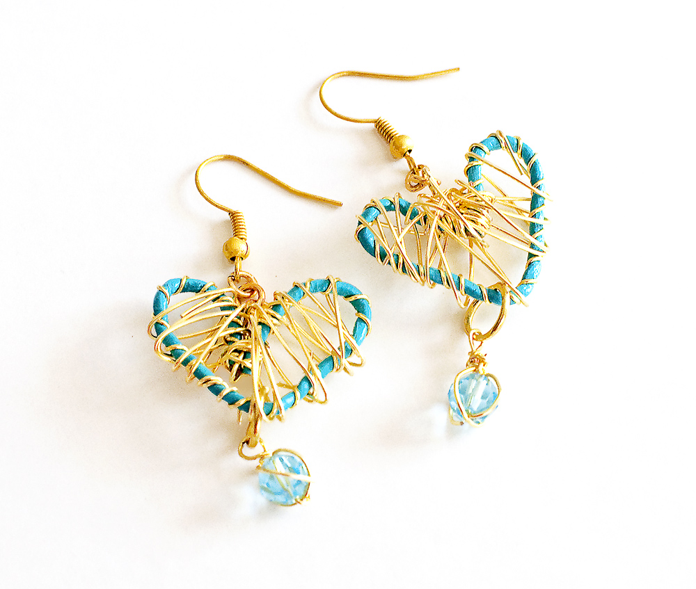 Kwang's Designs Heartmade Jewelry by Kwang Gold wiring with