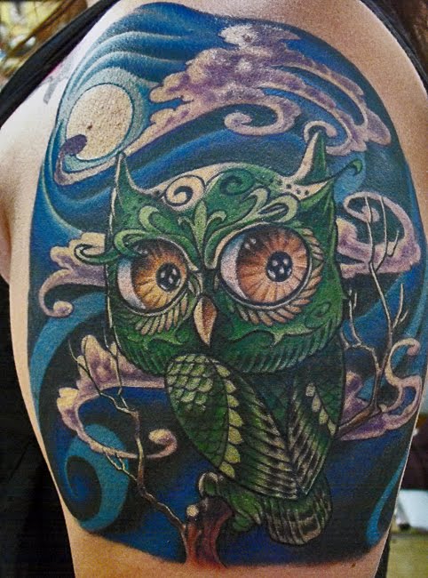 Magic Owl Tattoo