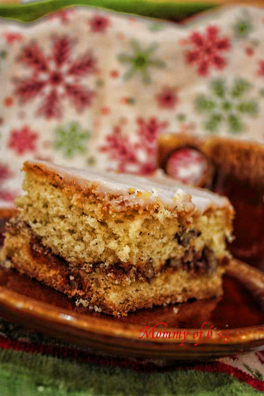 Kitchen Creations with a Mommy of 6 Cinnamon Nut Coffee Cake