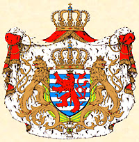 Les armoiries du Grand-Duché de Luxembourg.