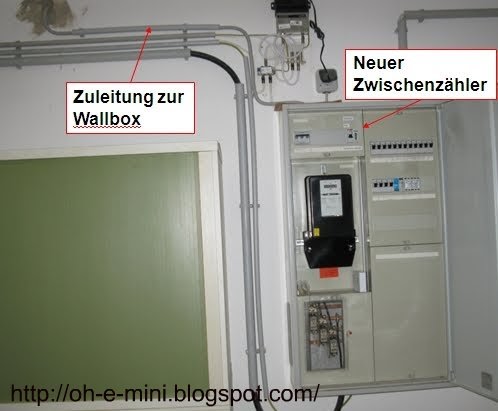Oh E-MINI !: Installation der Wallbox erfolgt