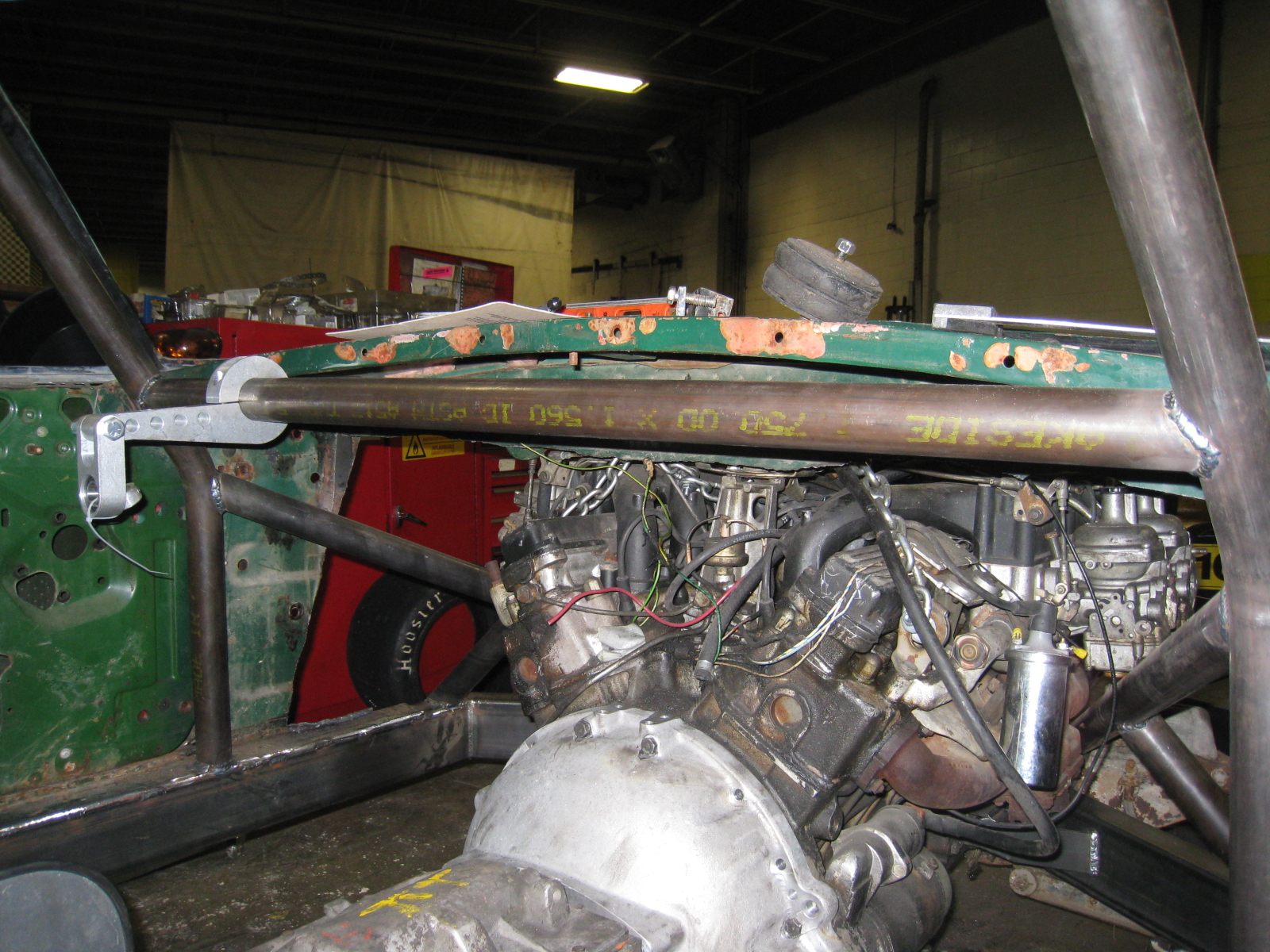 V8 Powered MGBGT Rear suspension