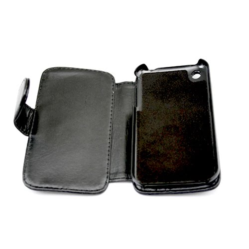 iphone black leather case