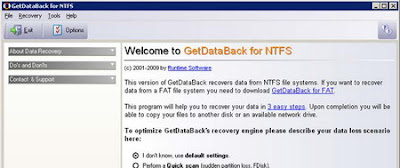 Runtime GetDataBack For FAT 4.01 -  software gratis, serial number, crack, key, terlengkap