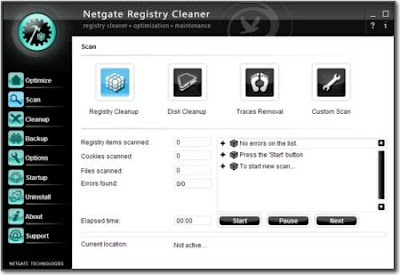 NETGATE Registry Cleaner 1.0.905 - software gratis, serial number, crack, key, terlengkap