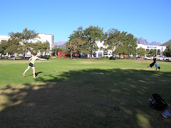 Frisbee in stellenbosch...can't you tell?