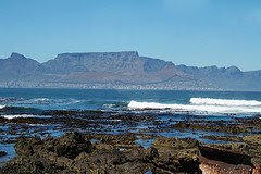 cape town from the island