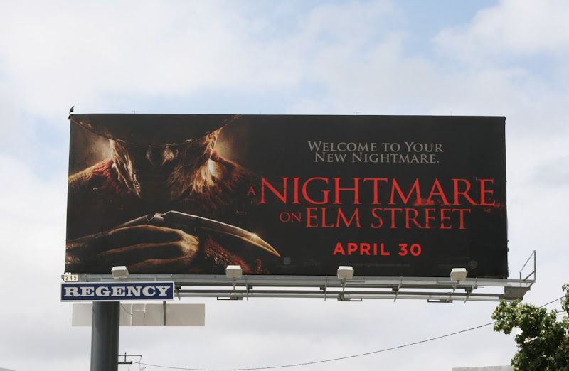 A Nightmare on Elm Street remake billboard