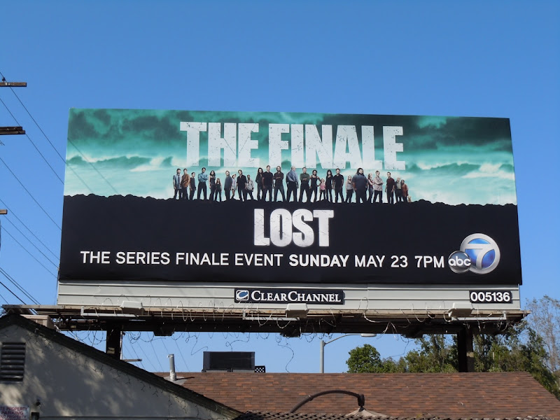 LOST The Finale TV billboard LOST The Finale TV billboard