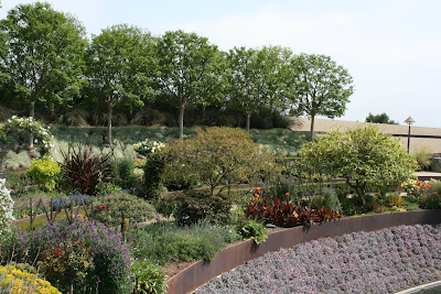 The beautiful Central Garden at The Getty Center