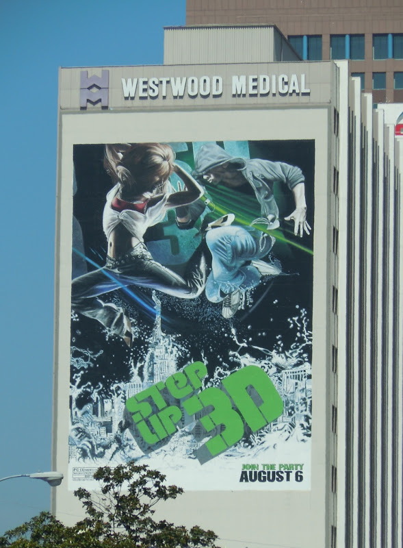 Step Up 3D movie billboard