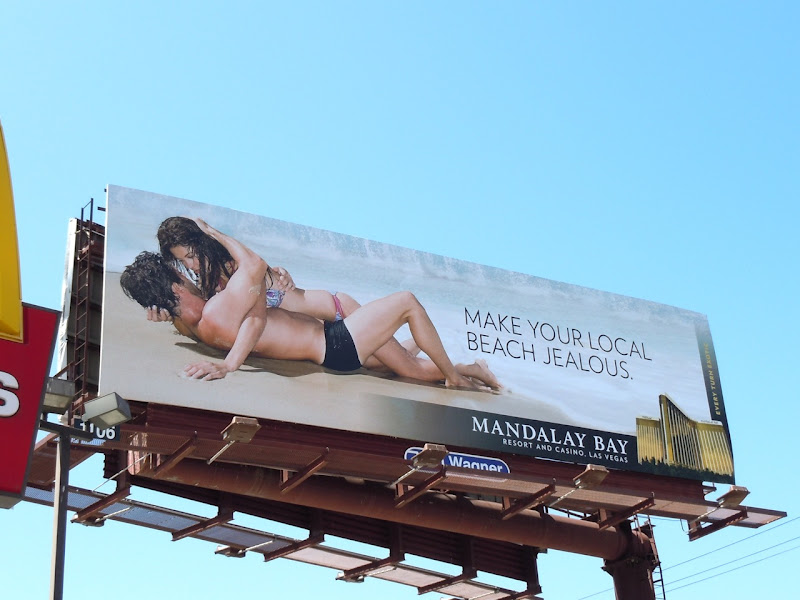 Mandalay Bay beach billboard