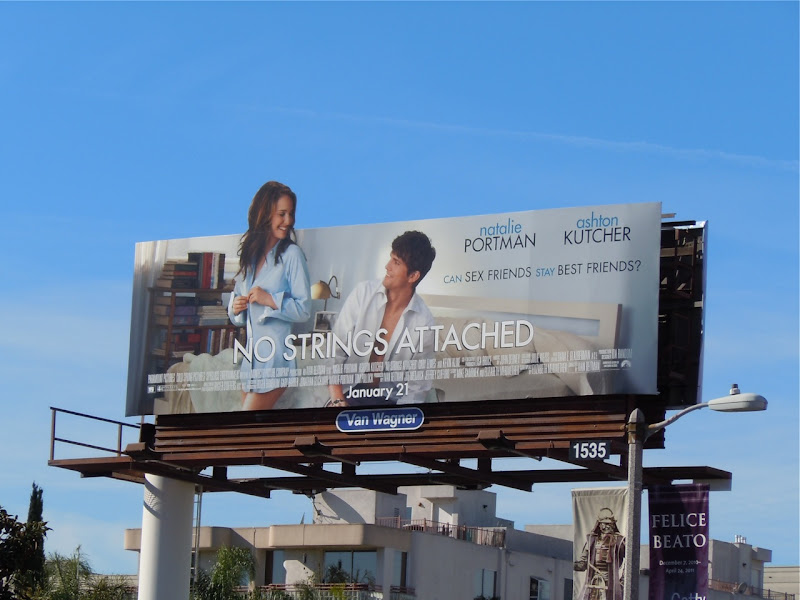 No Strings Attached movie billboard