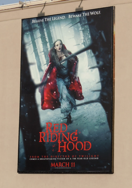 Red Riding Hood movie billboard