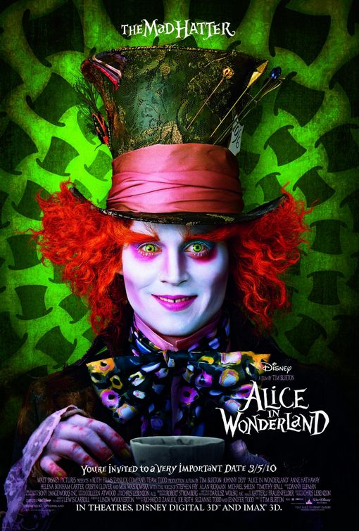 Mad Hatter Alice in Wonderland poster