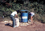 Netejant el Glorieta.