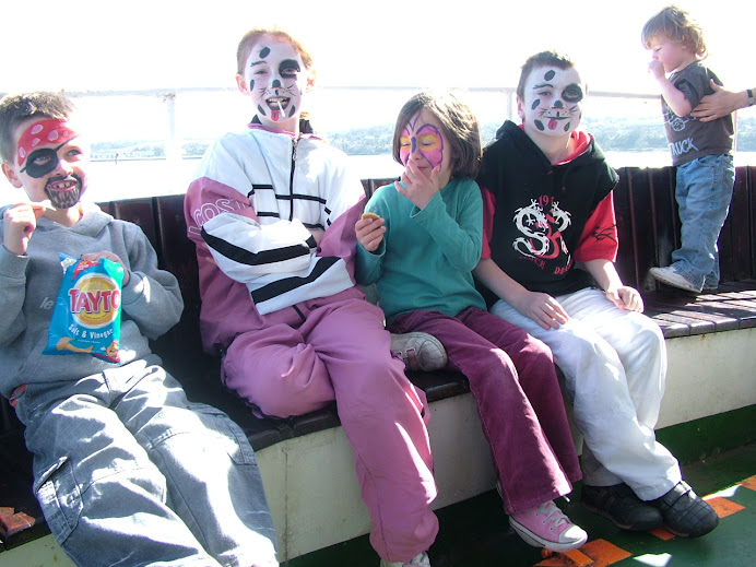 Out at sea!!