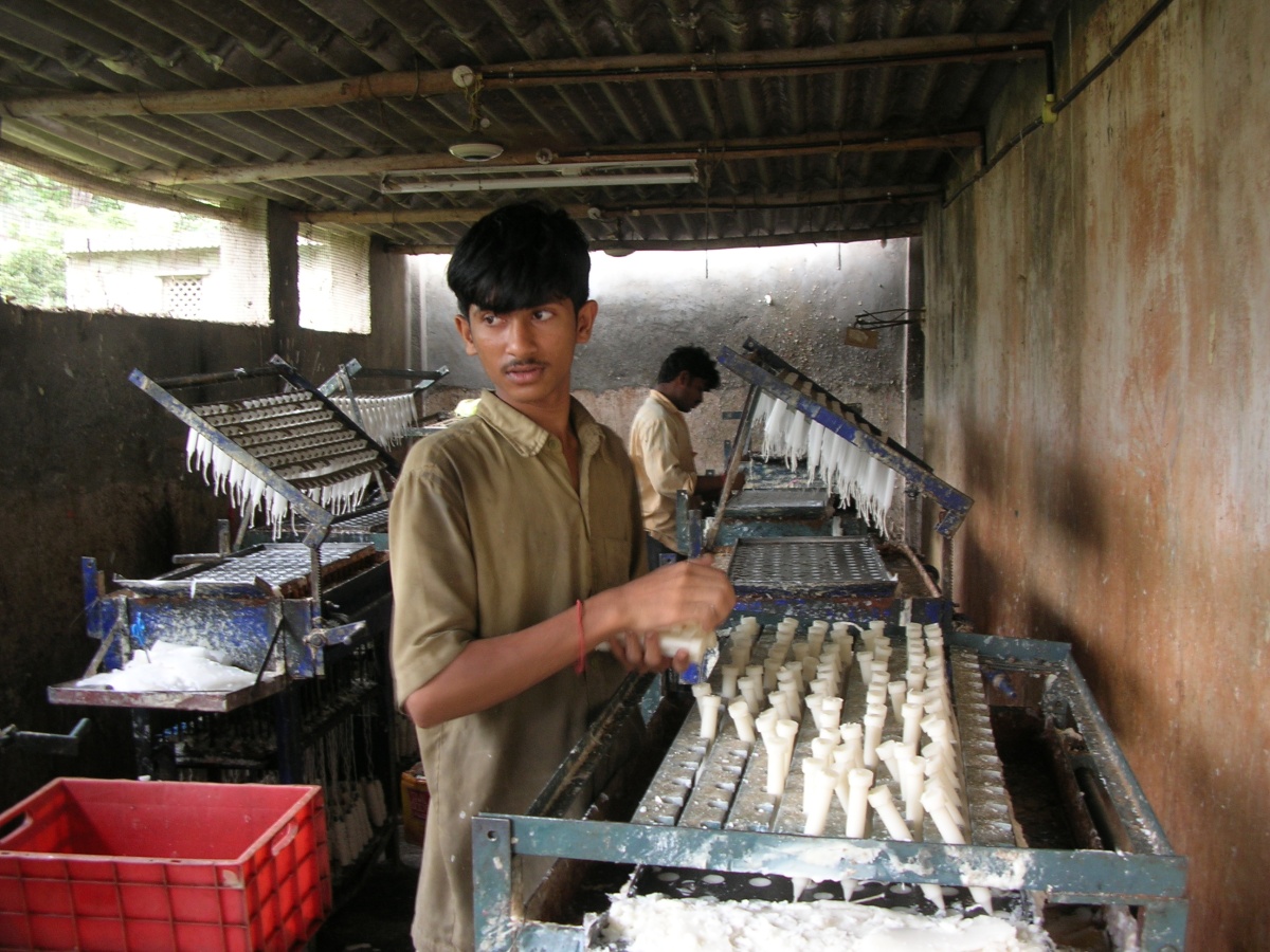 Life at Dharwad: Candle factory