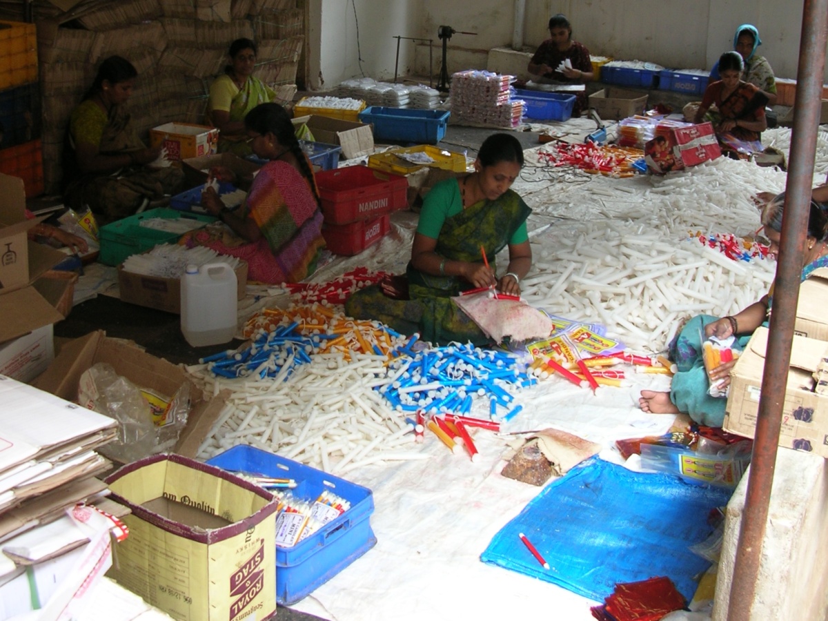 Life at Dharwad Candle factory