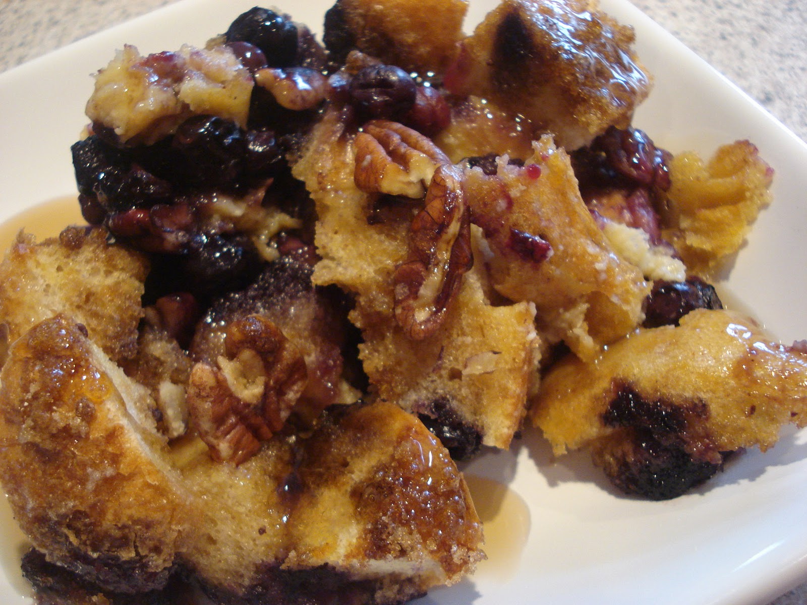 Baked Blueberry & Pecan French Toast Entertaining Life Daily