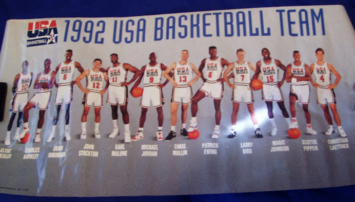 Larry Bird Poster Team USA 1992