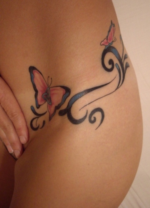 sexy tribal butterfly tatoo Sexy tribal butterfly tatoo