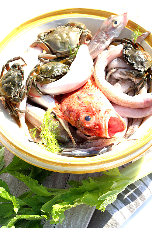 La Soupe de Poisson pas tout à fait "comme une bouillabaisse" pour retenir encore un peu l’été …. recettes bouillabaisse de cabillaud(REGIME)