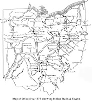 Middle Ground Naturalist: Native American trails in the state of Ohio 1776