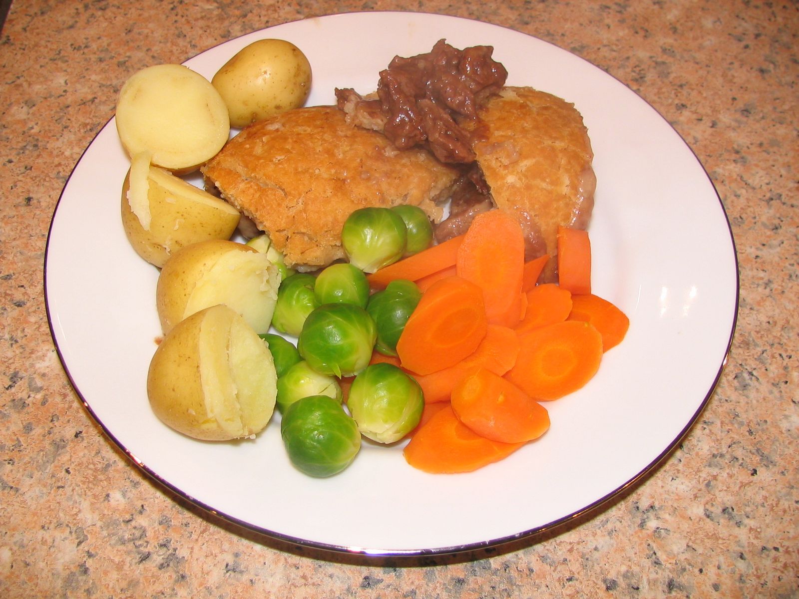 Mark's Veg Plot Steak Pudding