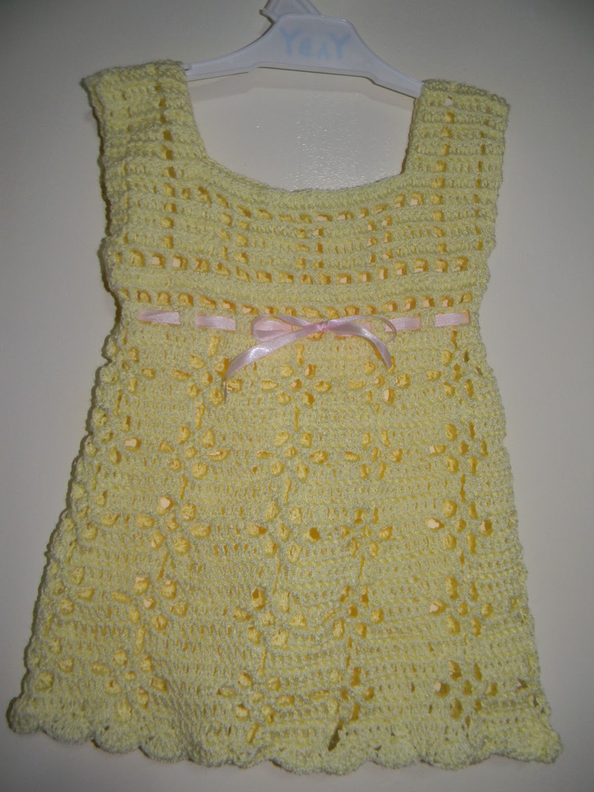 Vestidos tejidos en crochet para niñas Imagui