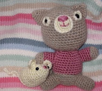 Cat and mouse amigurumi free crochet pattern