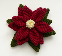 Free poinsettia crochet pattern