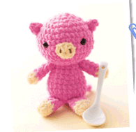 Free crochet pig amigurumi pattern