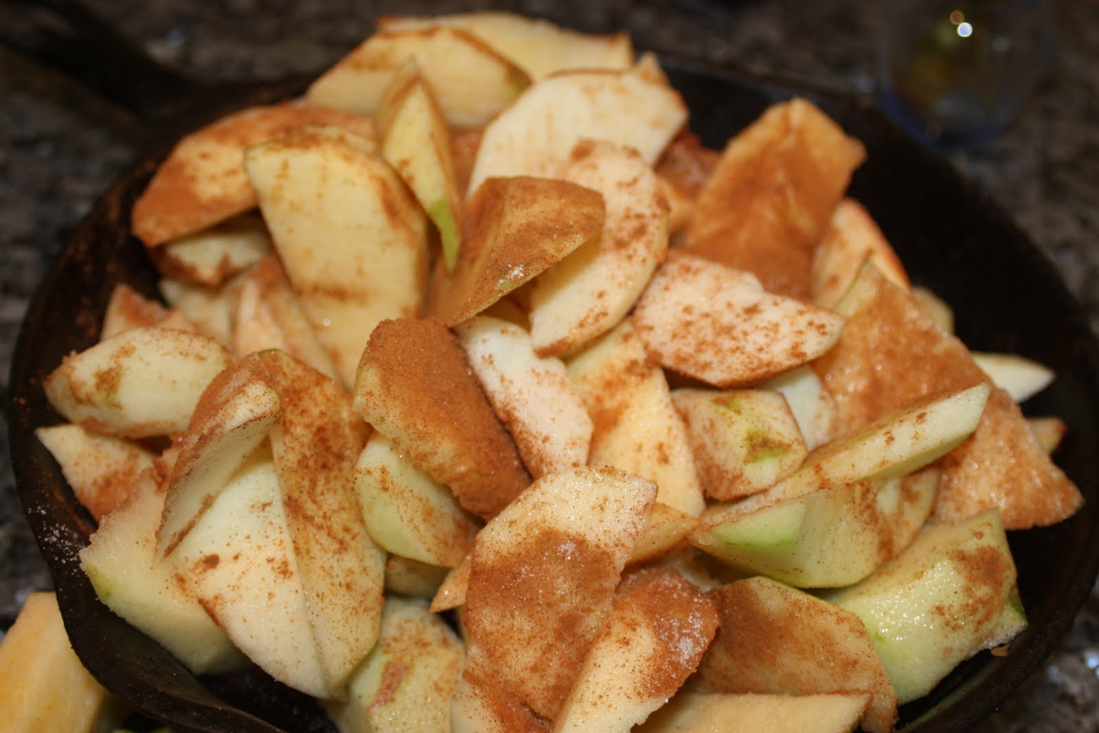 Pat's Addition Apple Leaves Before and After