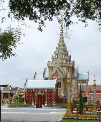 Temporary monument for Royal Cremation in Bangkok