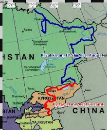 Route Kazahkstan & Kyrgyzstan