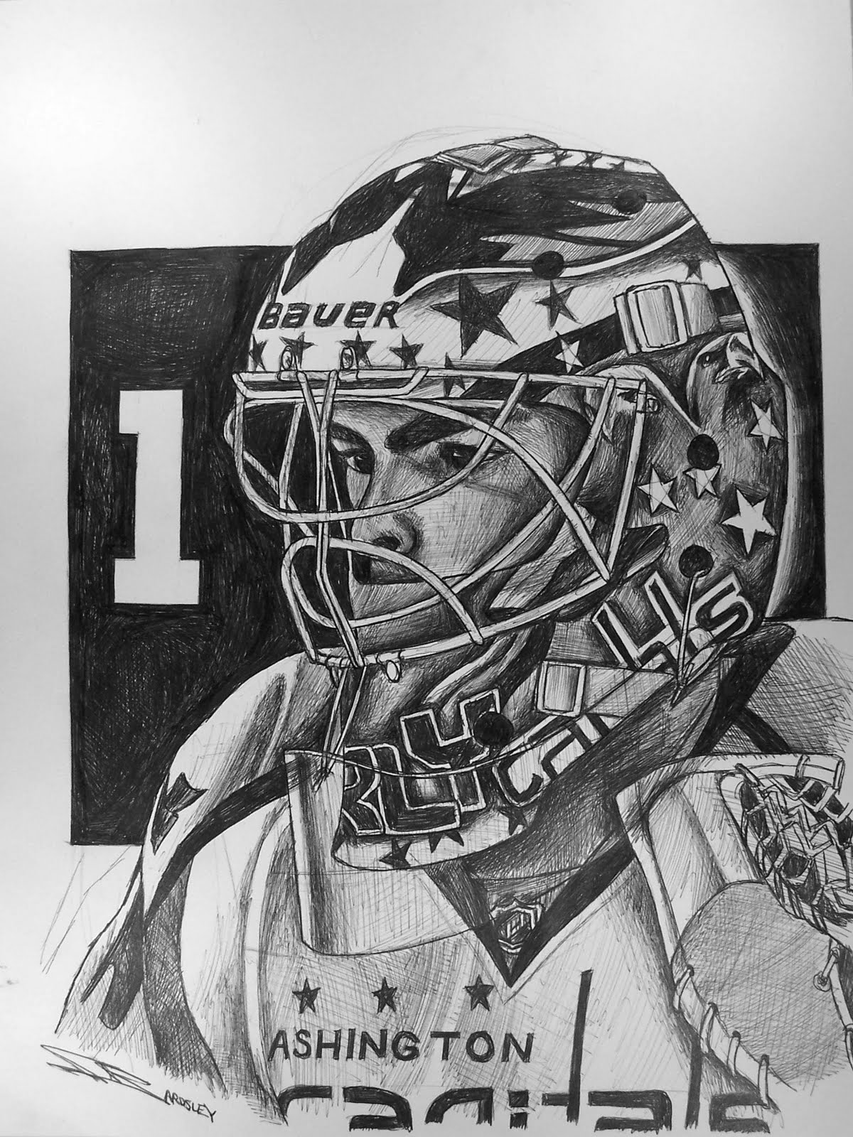 Bardsley Sports Art Semyon Varlamov 2011