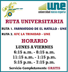 Ruta Universitaria SIN COSTO con Carnet UNE